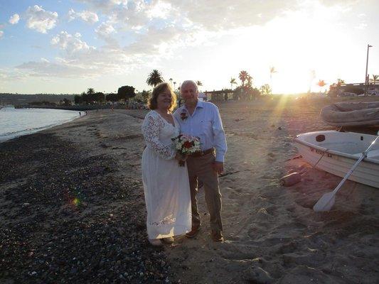 Beach wedding Shelter Island