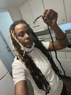 I've had my dreadlocks over 30 years and never had no one to cut a hole Dred off by the root