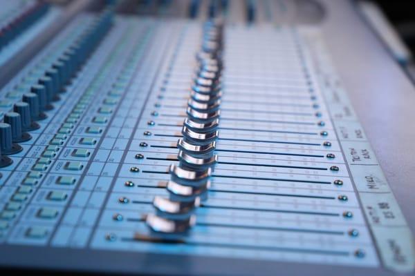 Faders in Studio A