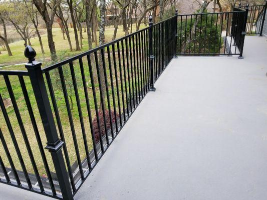 Upper Balcony Railing by Rockstar Welding!