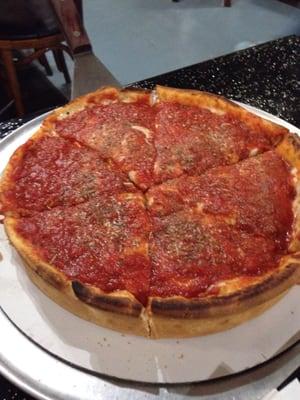 Meat lover deep dish