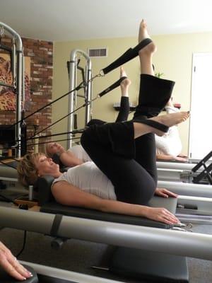 Pilates in action