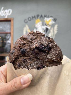 Blueberry buckwheat scone