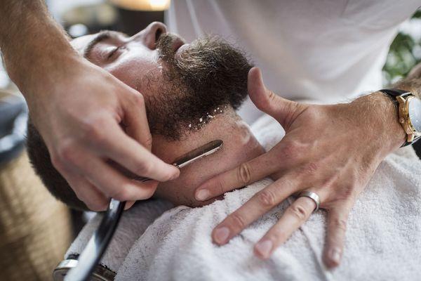 In addition to our Beard trims, enjoy a hot towel treatment that opens up your pores and prepares your skin for a flawless throat shave.