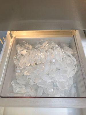 Working ice maker! A beautiful sight. And smoothly running built in 20 year old fridge again.