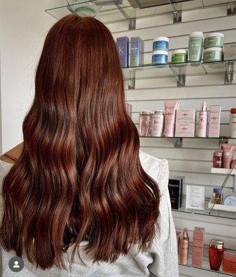 custom copper hair color