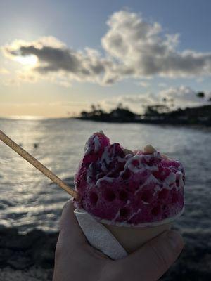 Shave ice cream