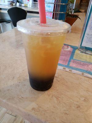 Lychee bubble tea