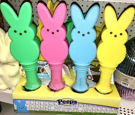 Cute peeps LED bubble wands