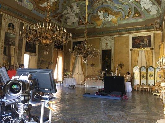 Bitfire, Inc. digital capture workstation on location in a Palace in Palermo Italy.