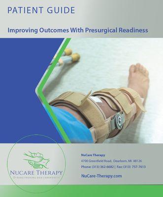 Patient education - Pre-surgical readiness.