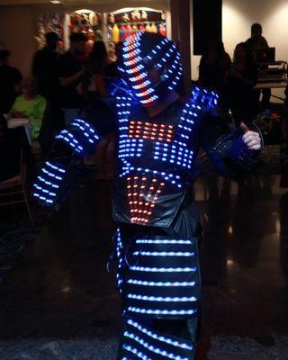 NYC partymasters led dancing robot