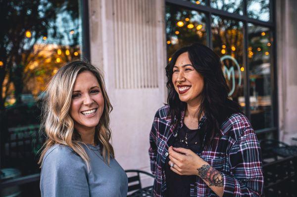 Left: Molly Ackerman, stylist
Right: Laura Wheat, owner