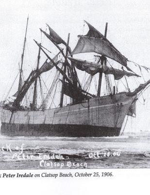 1906 Peter Iredale wreck.