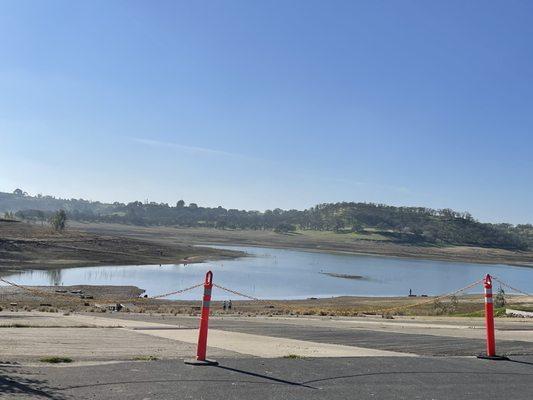 Southshore at very low water level