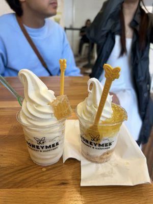 Honey Affogato Ice Cream, Yuzu Afforgato Ice Cream