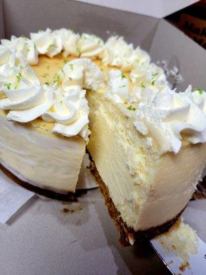 Key lime cheesecake