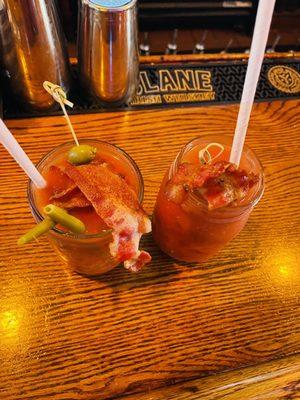 Bloody Mary's with Bacon