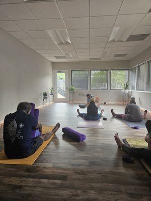 Restorative Yoga for calming and relaxing the body and the mind!