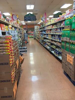 Aisles are a little on the small side