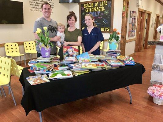 2017 Book Drive for Treehouse Books. Over 300 books for our local children!