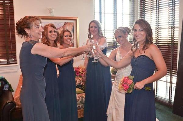 All the Bridesmaids make-up done by Samantha and hair by Mitra *Cheers*