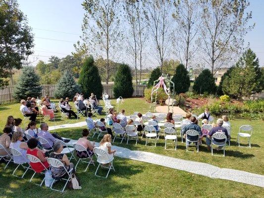 Garden wedding