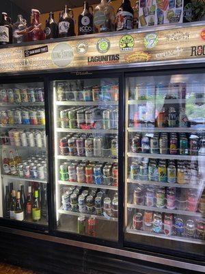 Great selection of cans too!