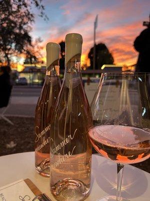 Pink Sky and Rosé Wines