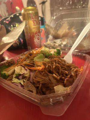 Pork chow mein