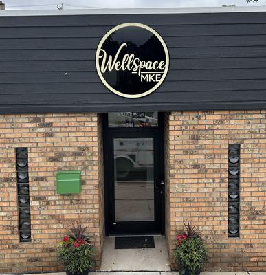 Custom business sign for Wellspace MKE.