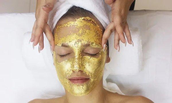 24k royal gold face facial!