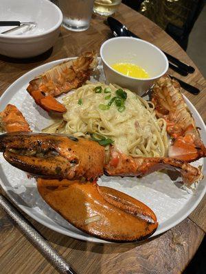 Lobster with pasta...so delicious!