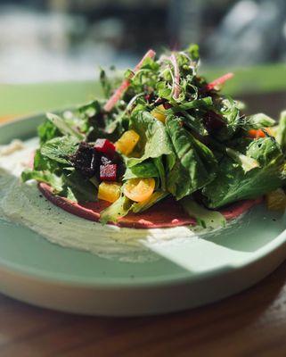 Beets on beets salad