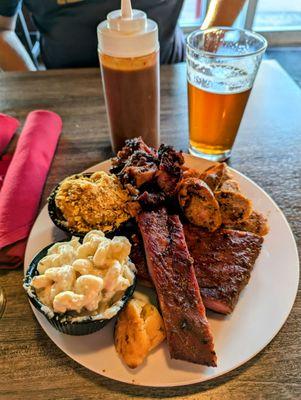 Ribs, burnt ends & kielbasa