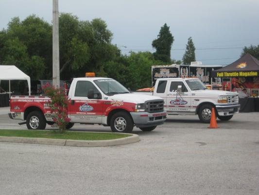 KnowTow Motorcycle Towing on Display with both unit's @ local Bike Event