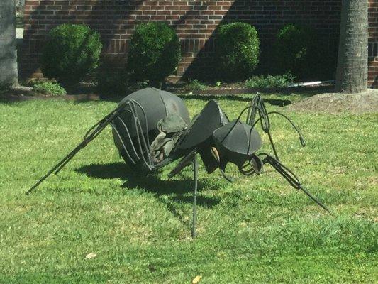 Cool ant sculpture out in front