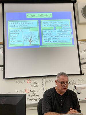 Growth Mindset in English Class w/Mr. Pacheco