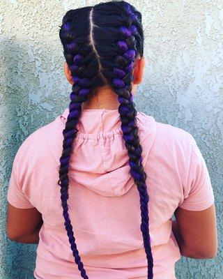 Feed in braids