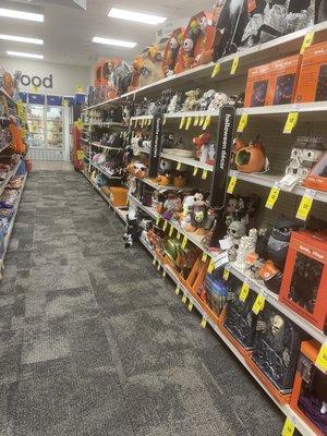 Halloween aisle