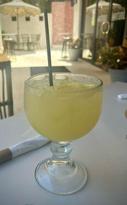 Large house margarita on the rocks.