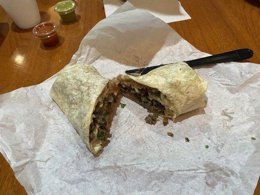 Carne Asada Burrito