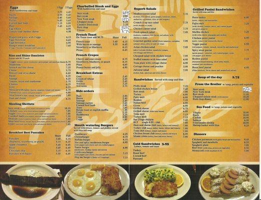 Tastee corner cafe menu