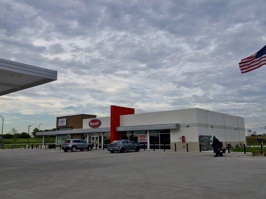 Store view facing northeast