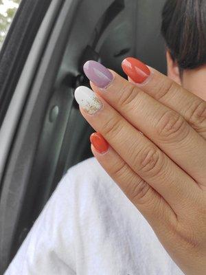 Fall inspiration nails. No chip service is an additional $5.