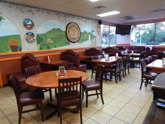 A shot of the main dining area