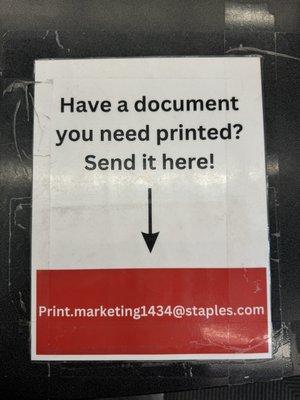 Send your document here if you want them to print it.