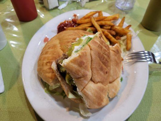 Steak milanesa torta