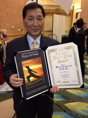 Grandmaster H.K. Lee was selected for this award by a panel of previous winners