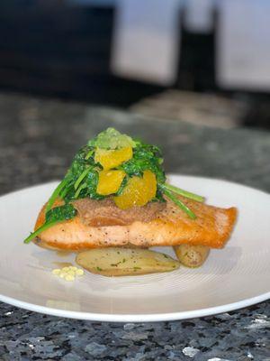 Pan Roasted Salmon -